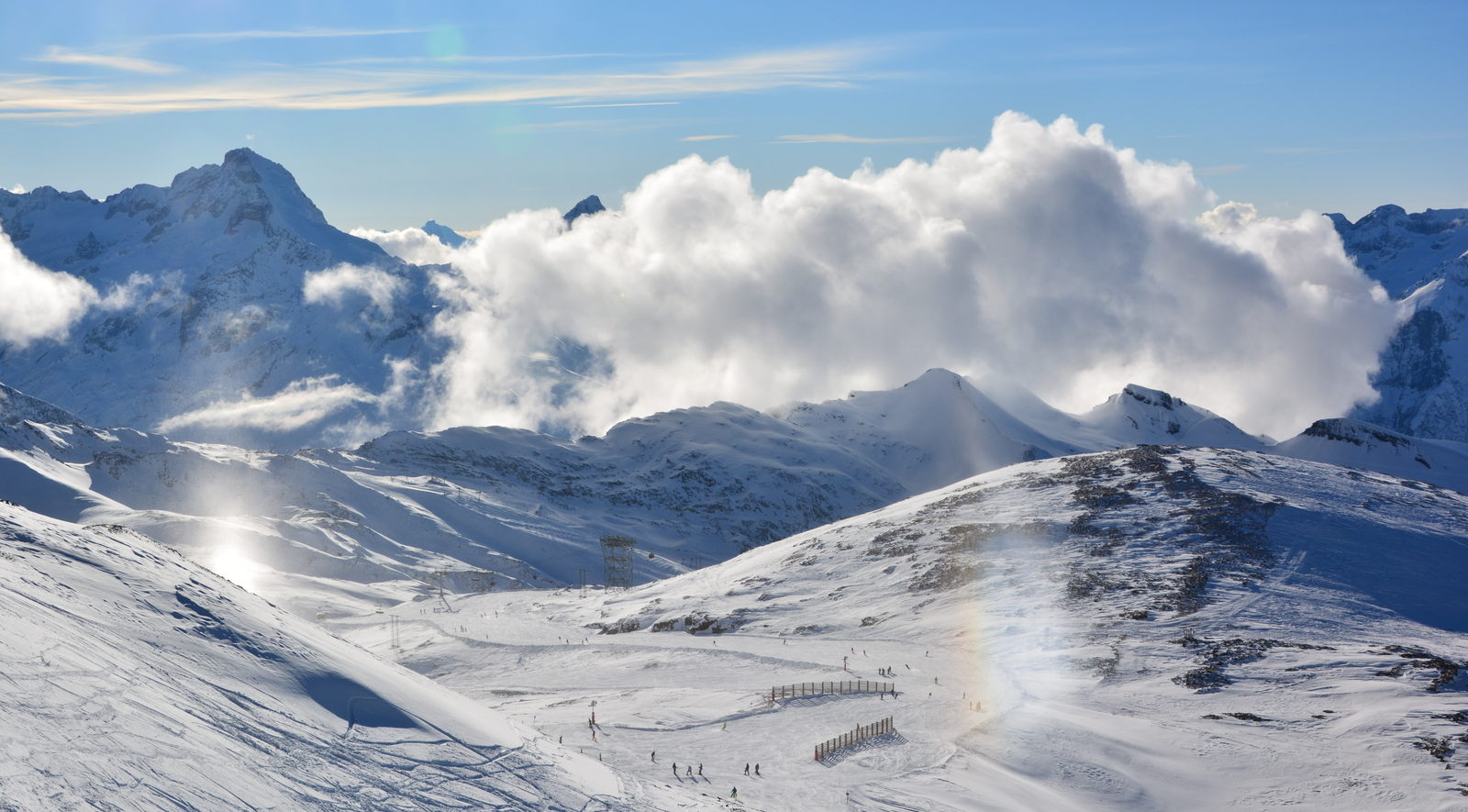 Leise rieselt der Schnee im Ski-Resort