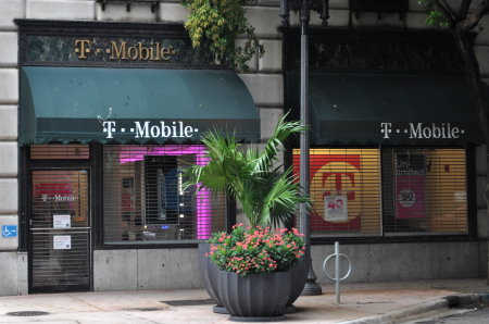 Edel-Laden in der Innenstadt: T-Mobile.